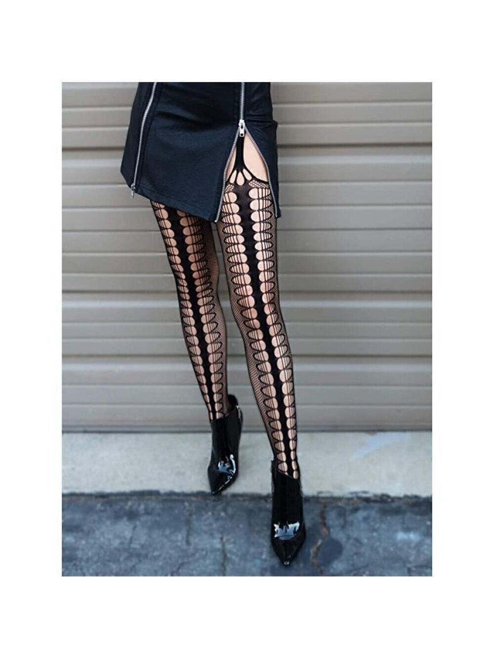 FISHNET Stockings Garter Mesh Lingerie Bodysuit Body Soft BDSM Bondage Cosplay